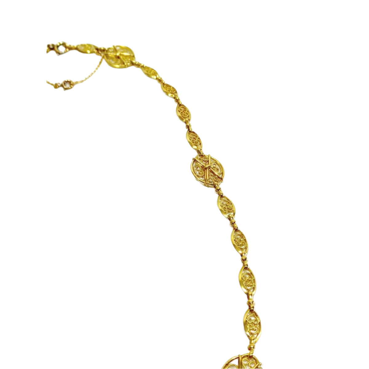 Collier Art Déco en or jaune - Castafiore