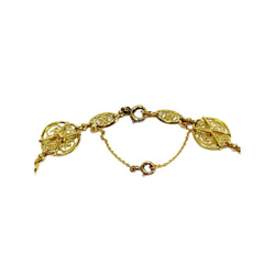 Collier Art Déco en or jaune - Castafiore