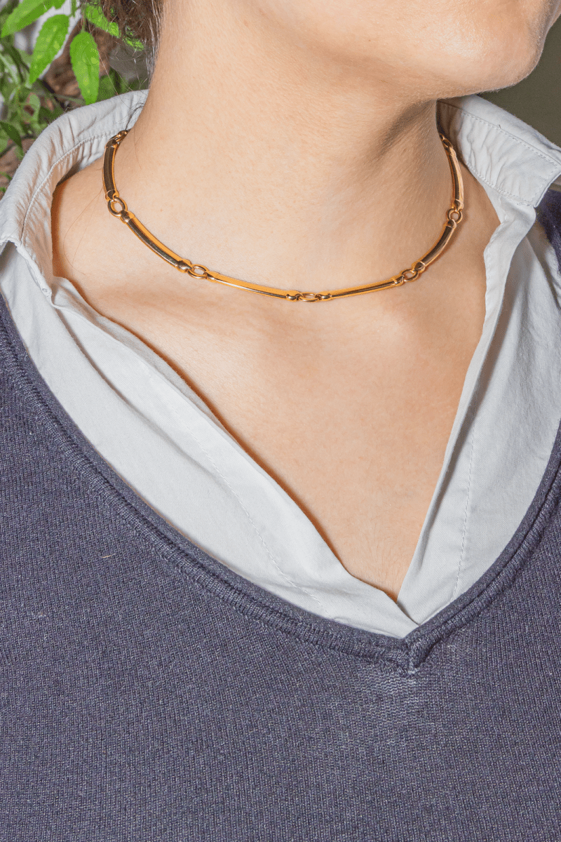 Collier articulé en or jaune - Castafiore