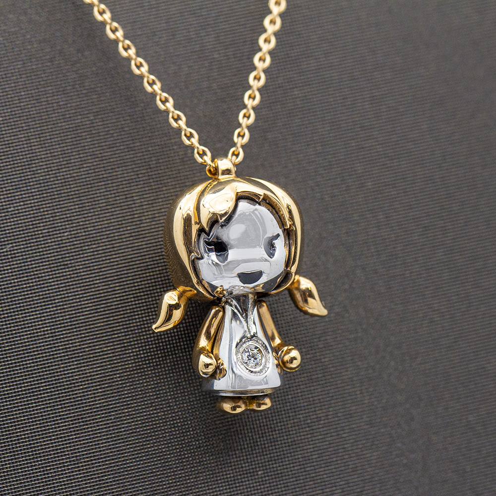 Collier avec pendentif BIMBA bicolore - Castafiore