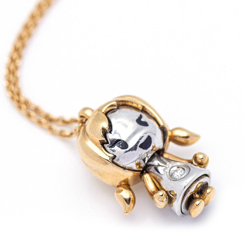Collier avec pendentif BIMBA bicolore - Castafiore