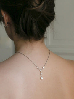 Collier Belle Epoque or diamants 1,35 carat - Castafiore