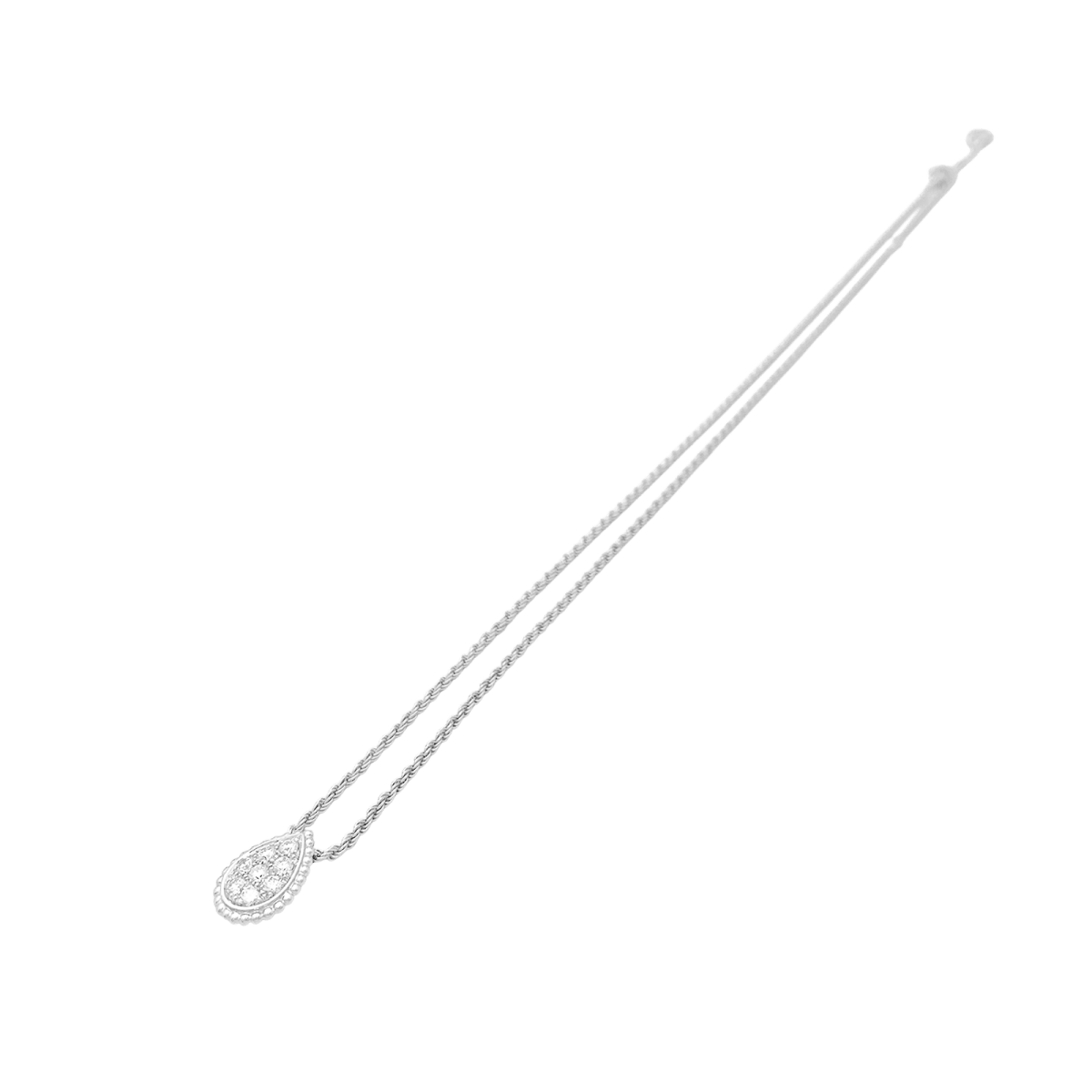 Collier BOUCHERON Serpent Bohème en or blanc et diamants. - Castafiore