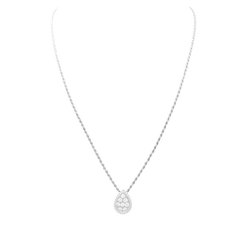 Collier BOUCHERON Serpent Bohème en or blanc et diamants. - Castafiore