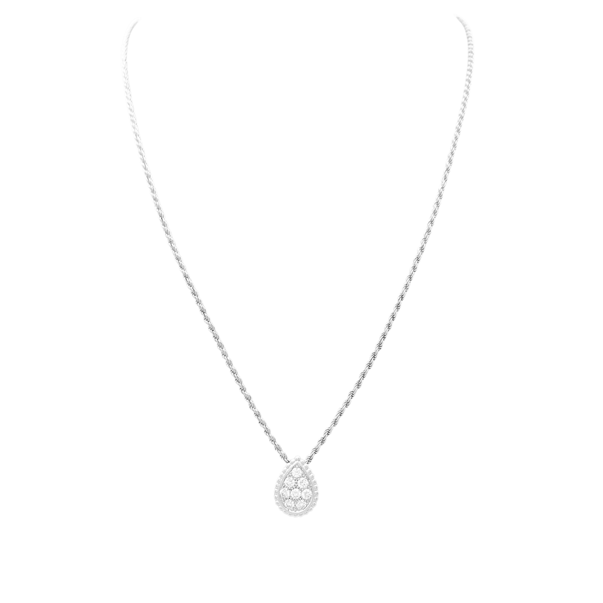 Collier BOUCHERON Serpent Bohème en or blanc et diamants. - Castafiore