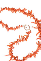 Collier branche corail fermoir or rose - Castafiore