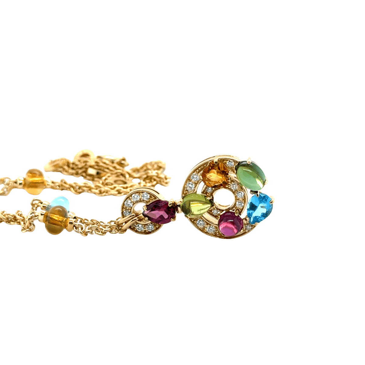 Collier BULGARI Collection astrale en or jaune - Castafiore