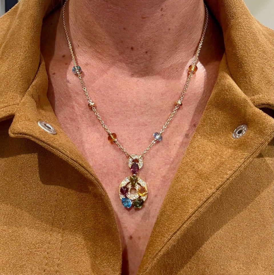 Collier BULGARI Collection astrale en or jaune - Castafiore