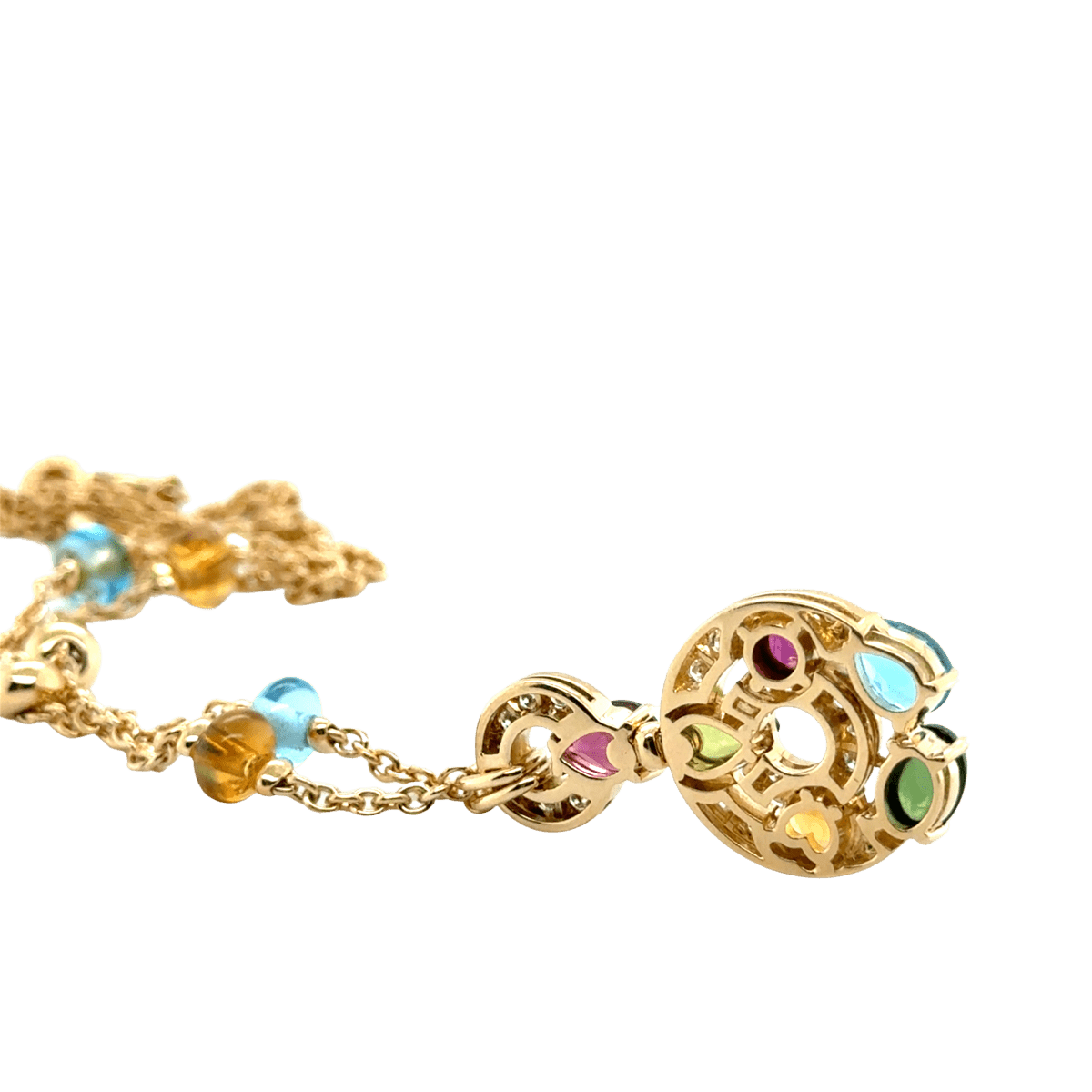 Collier BULGARI Collection astrale en or jaune - Castafiore