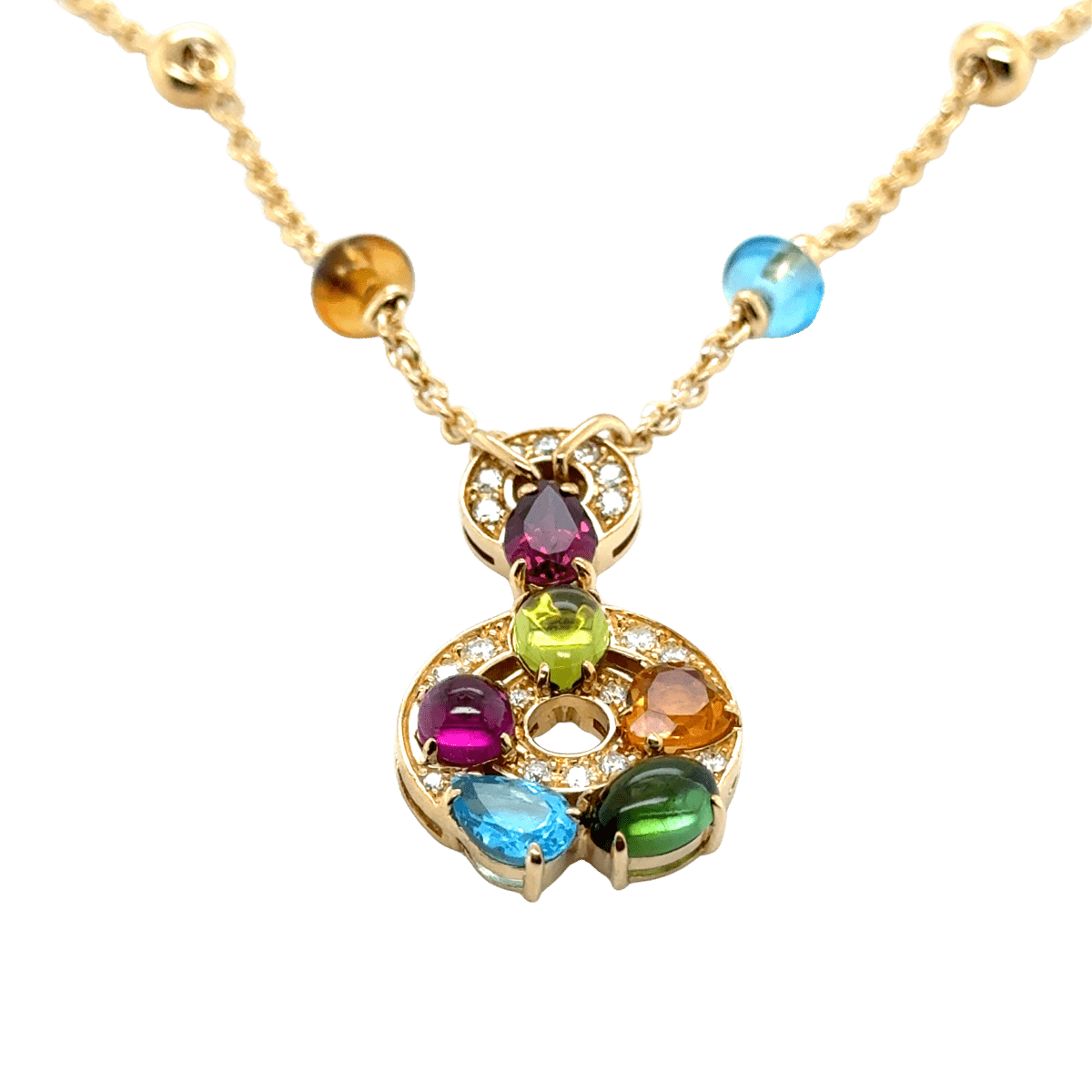 Collier BULGARI Collection astrale en or jaune - Castafiore