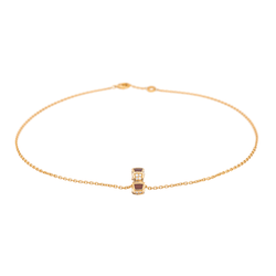 Collier BULGARI "Vipère" en or rose, cormaline et diamants - Castafiore