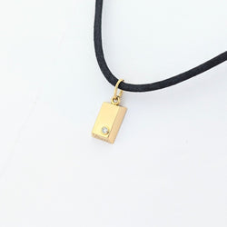 Collier Cartier 1/8 oz en or jaune et diamant - Castafiore