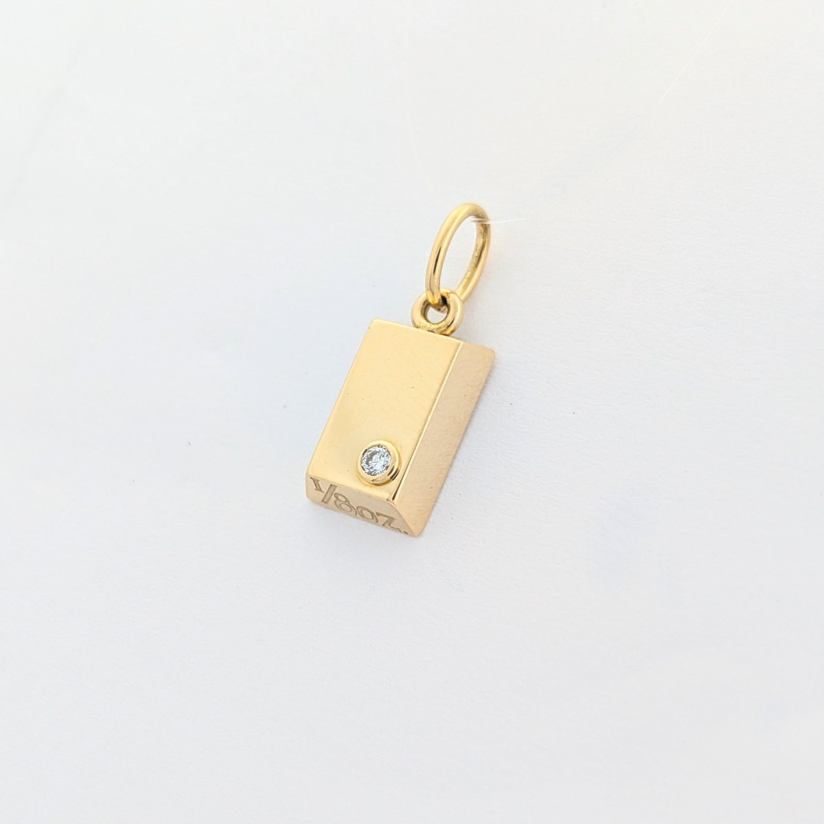 Collier Cartier 1/8 oz en or jaune et diamant - Castafiore