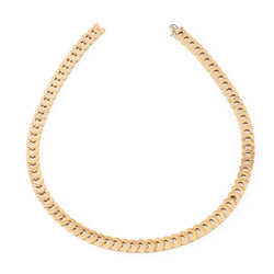 Collier CARTIER "C" en or jaune - Castafiore