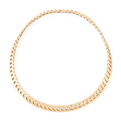 Collier CARTIER "C" en or jaune - Castafiore