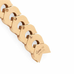 Collier CARTIER "C" en or jaune - Castafiore