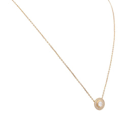 Collier CARTIER "Cartier d'Amour" en or rose et diamants. - Castafiore
