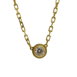 Collier CARTIER D'amour petit modèle en or jaune et diamant - Castafiore