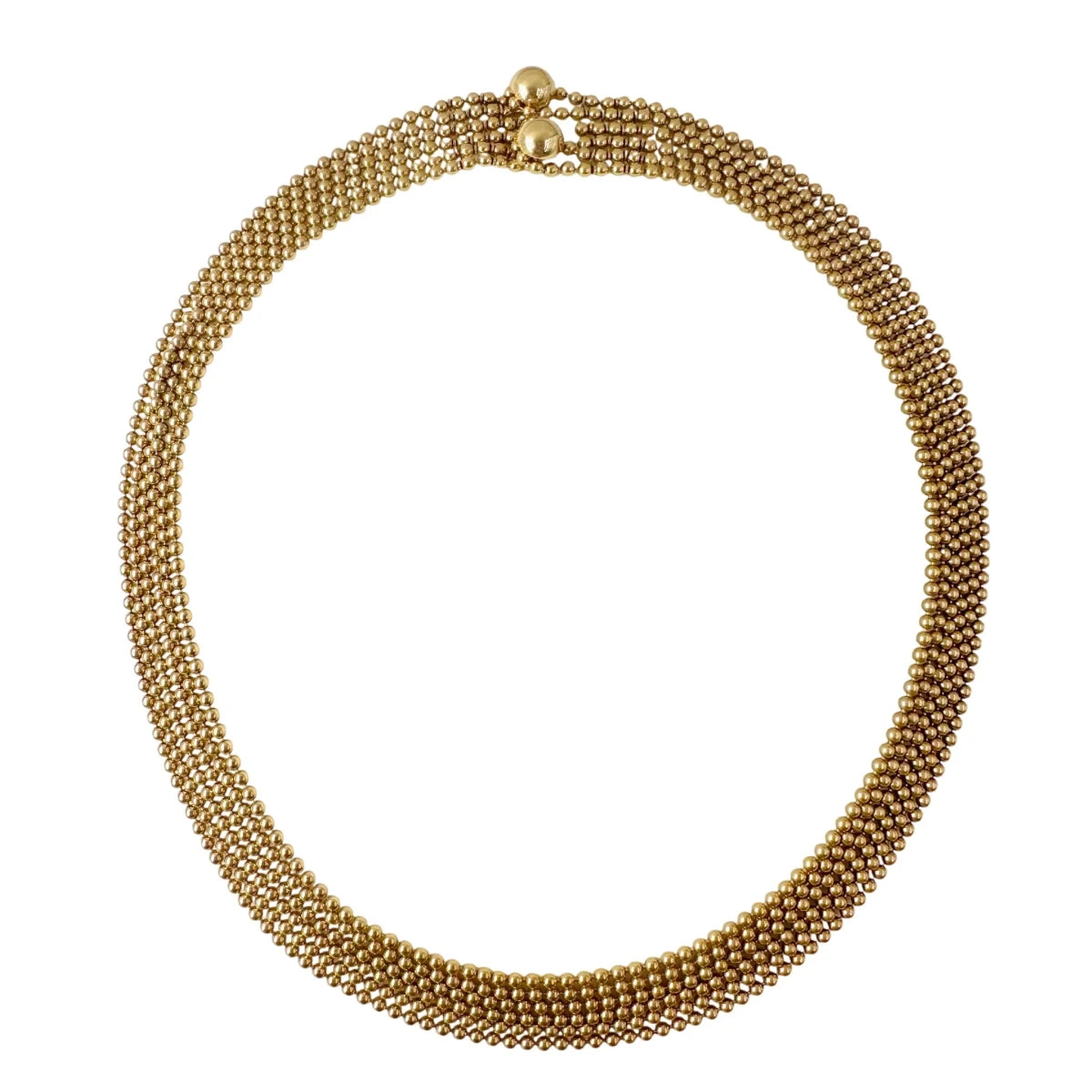 Collier CARTIER "Draperie" en or jaune - Castafiore