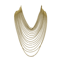 Collier CARTIER "Draperie" en or jaune - Castafiore