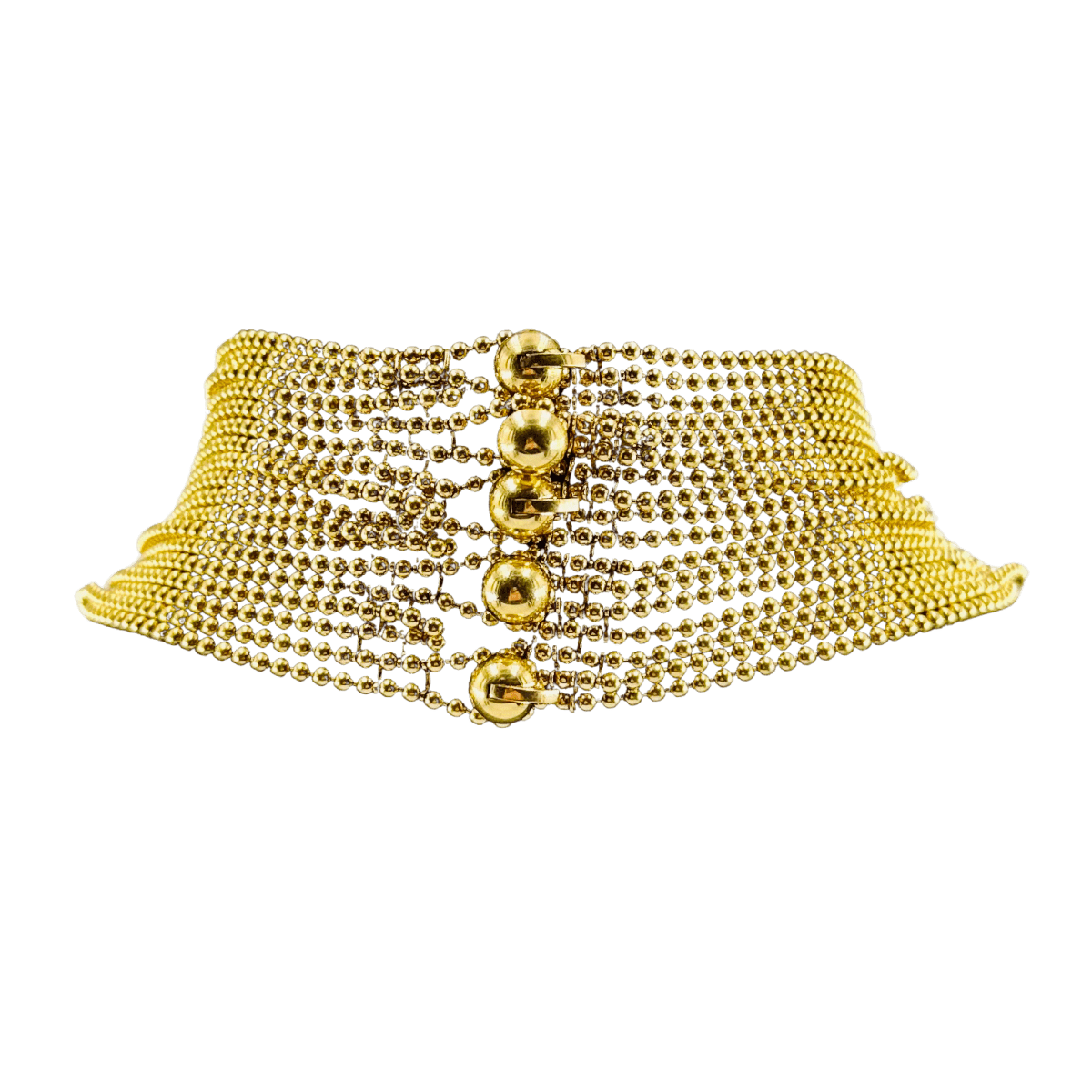 Collier CARTIER "Draperie" en or jaune - Castafiore