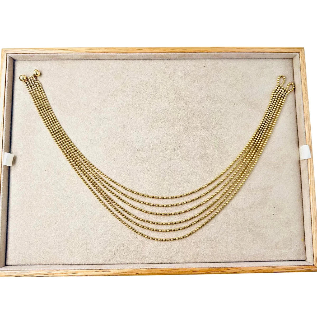 Collier CARTIER "Draperie" en or jaune - Castafiore