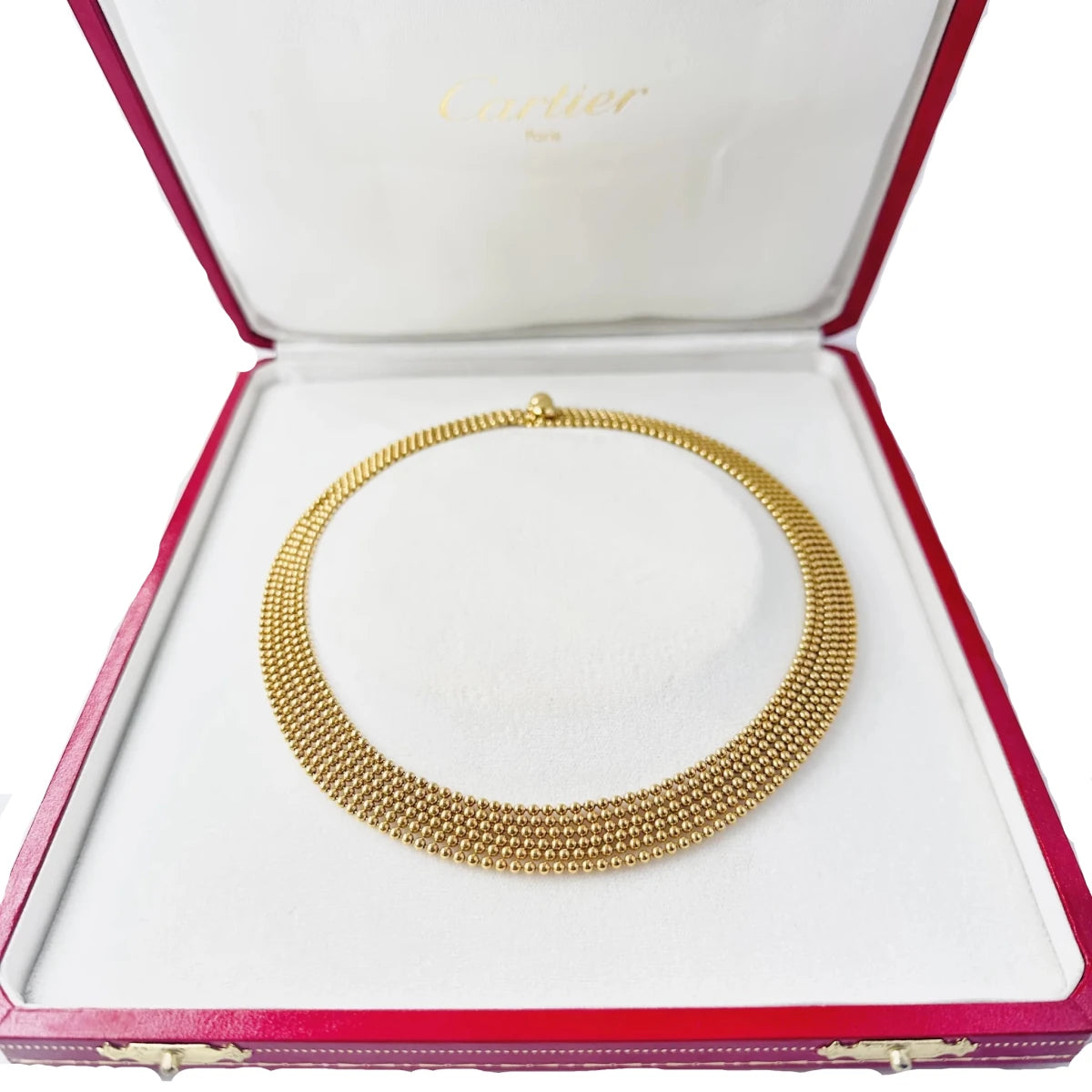 Collier CARTIER "Draperie" en or jaune - Castafiore