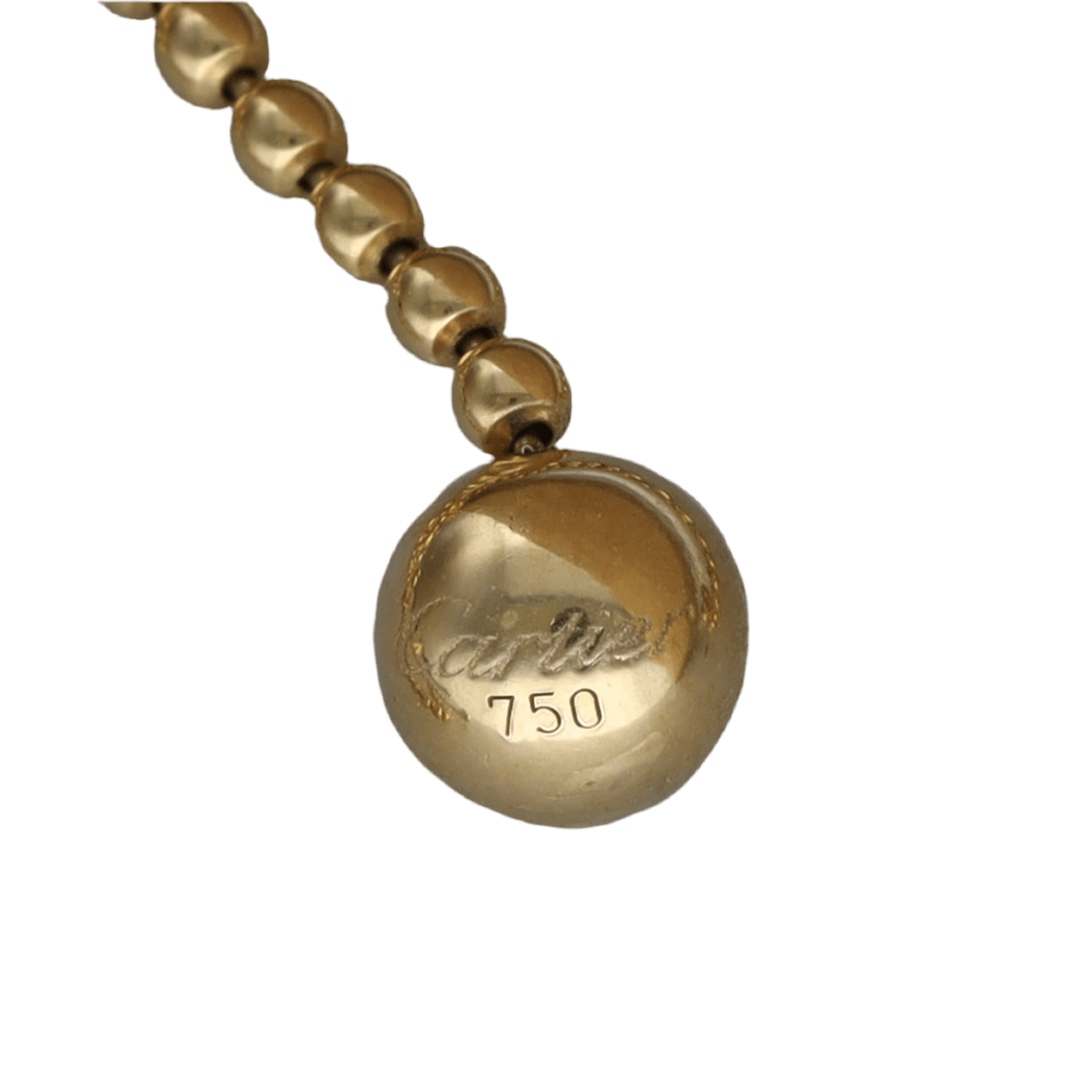 Collier CARTIER en or jaune et diamants - Castafiore