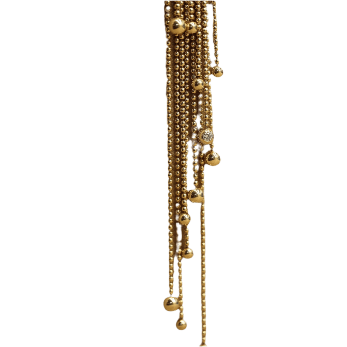 Collier CARTIER en or jaune et diamants - Castafiore