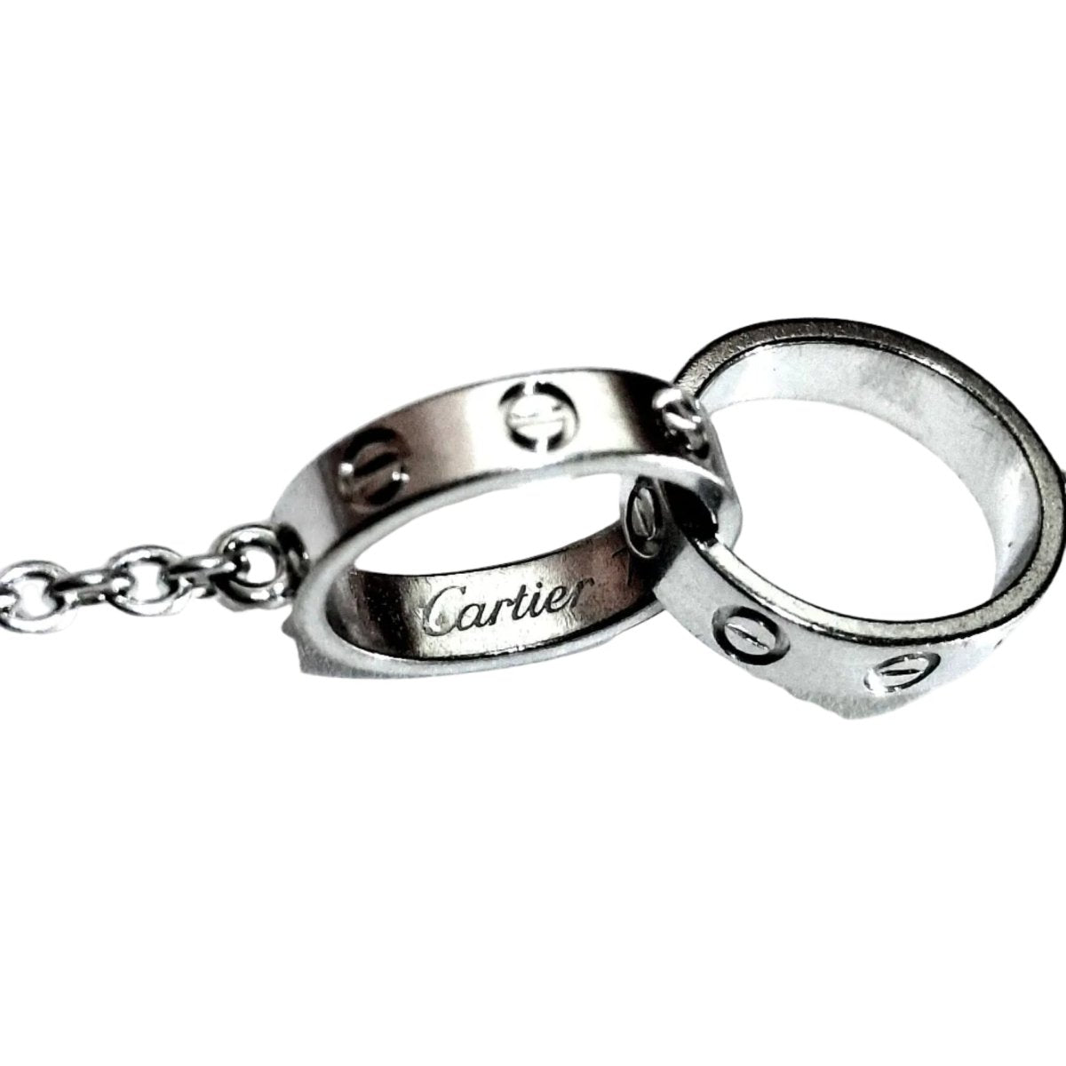 Collier CARTIER "Love" en or blanc - Castafiore