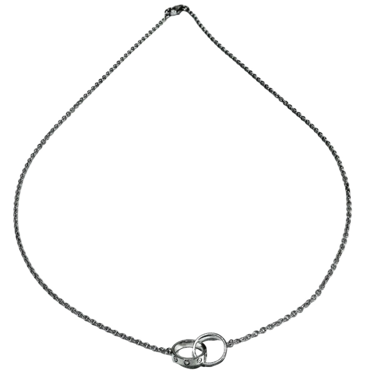 Collier CARTIER "Love" en or blanc - Castafiore