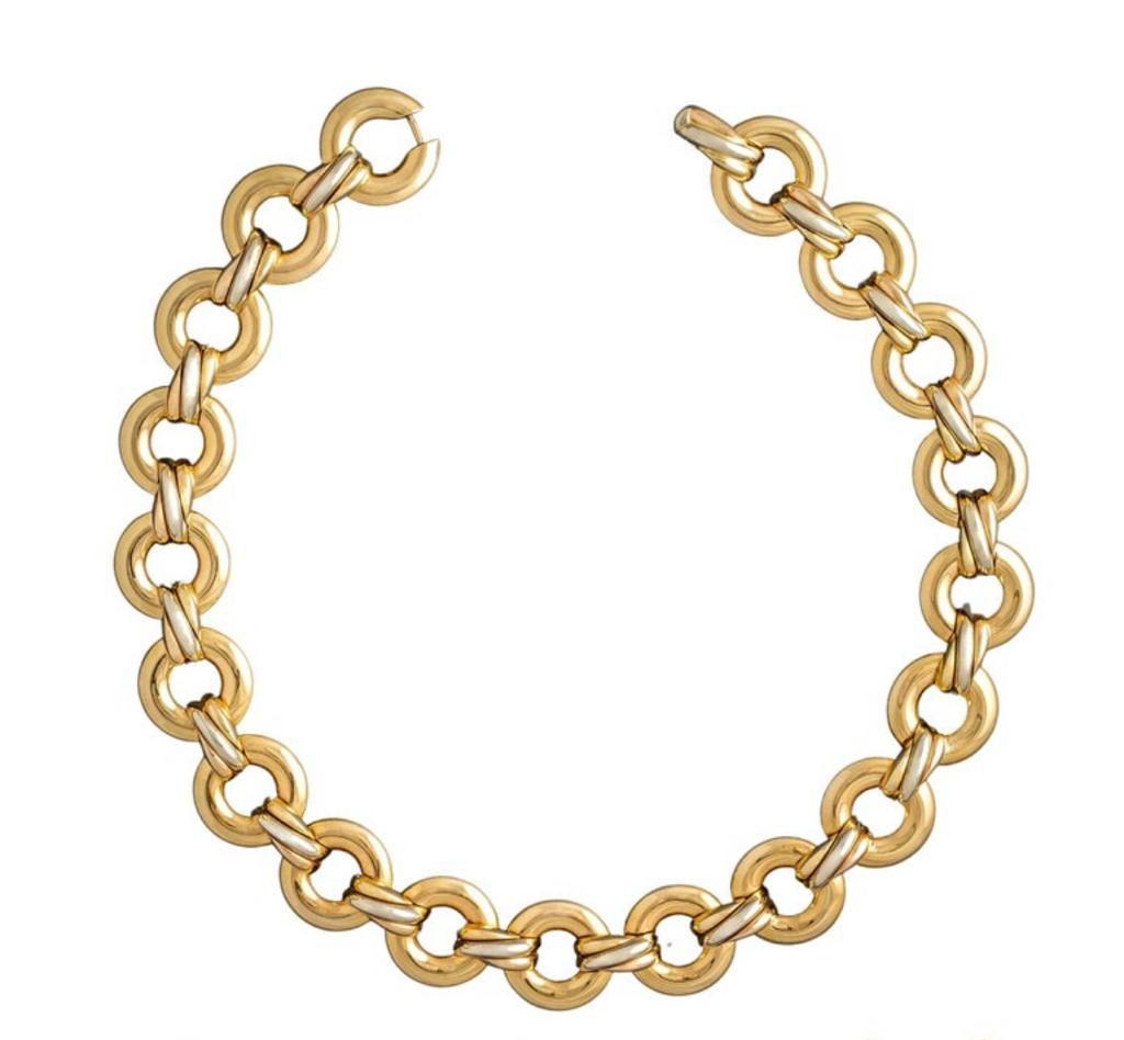Collier CARTIER "Trinity" en or jaune - Castafiore