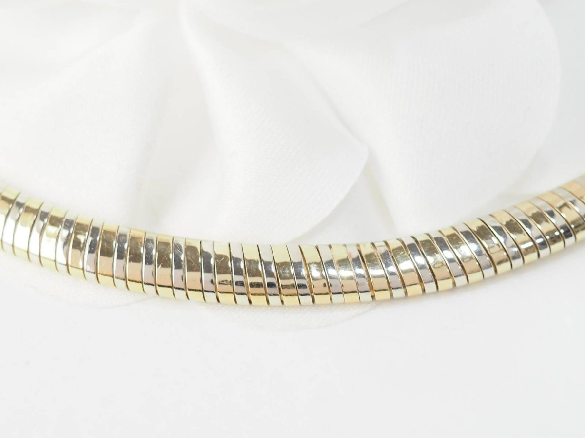 Collier Cartier Tubogas 2 ors - Castafiore