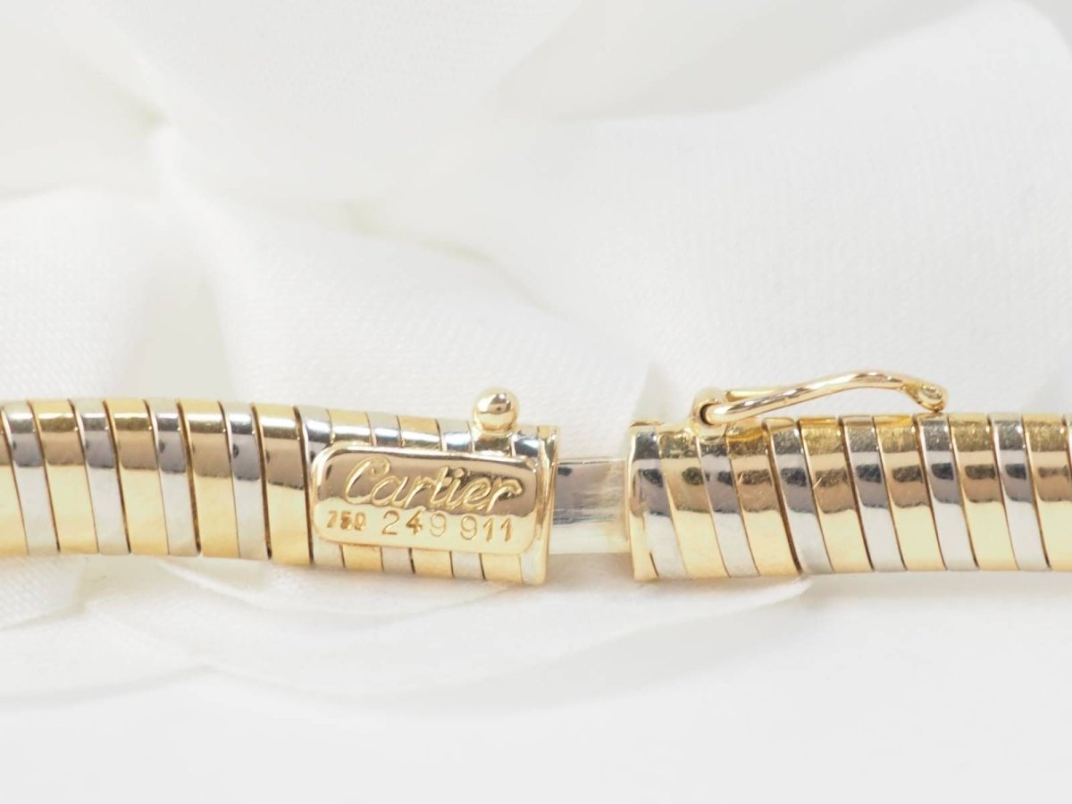 Collier Cartier Tubogas 2 ors - Castafiore