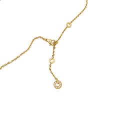 Collier Chaîne BULGARI "Astrale" en or jaune, topazes, citrines, péridots, rhodolites, tourmalines et diamants - Castafiore