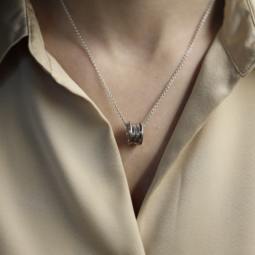 Collier Chaîne BULGARI "B.Zero" en or blanc - Castafiore