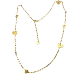 Collier Chaîne CHANTECLER en or blanc, or jaune et diamants - Castafiore
