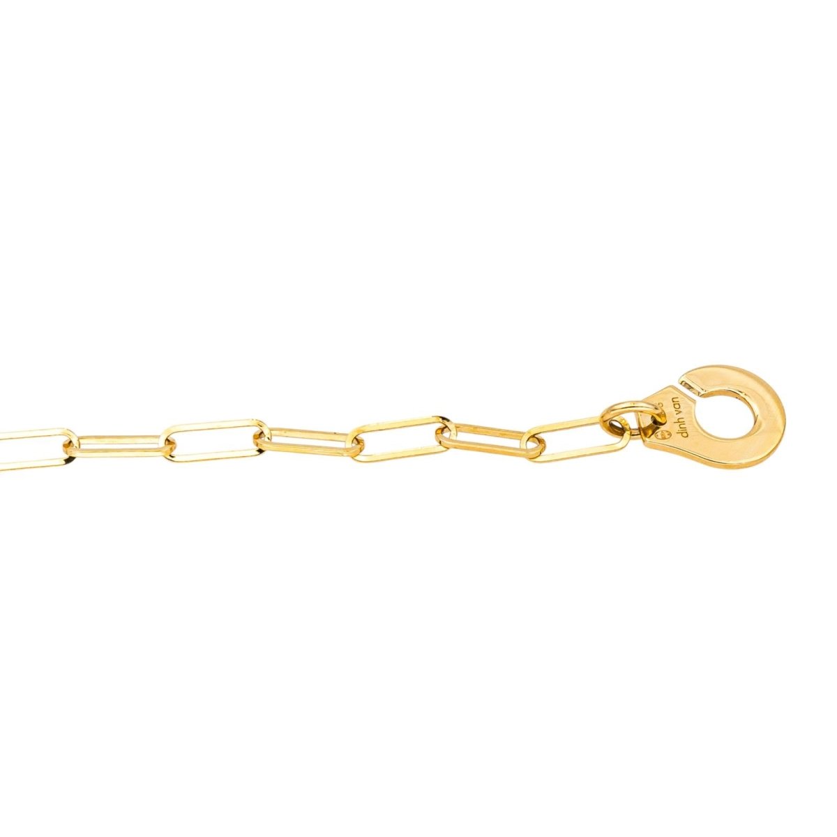 Collier Chaîne DINH VAN "Menottes R10" en or jaune - Castafiore