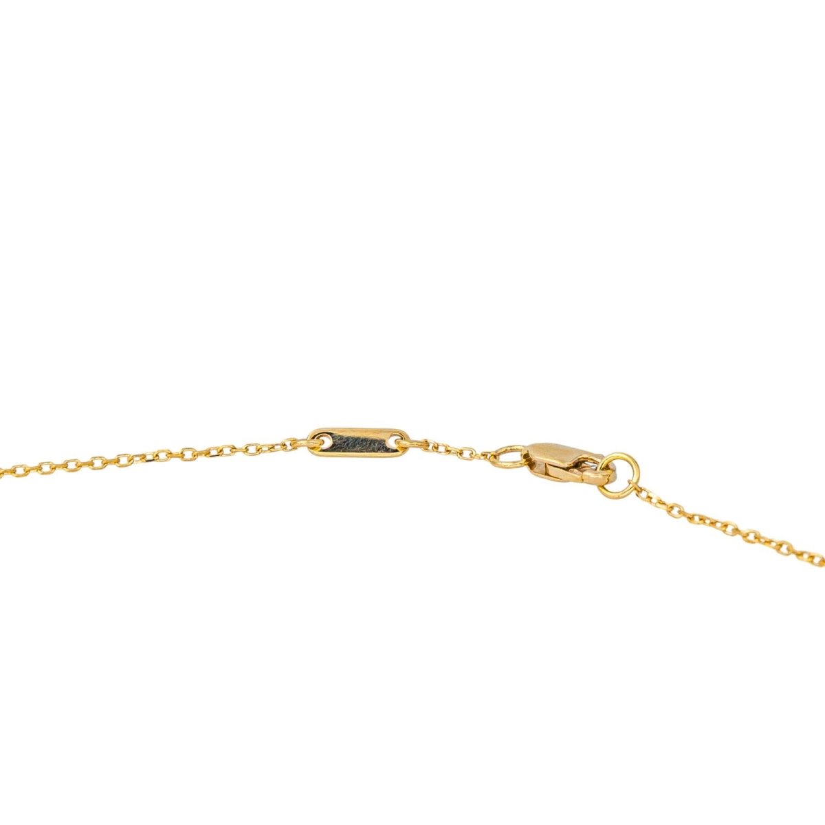 Collier Chaîne DINH VAN "Menottes R8" en or jaune et diamant - Castafiore