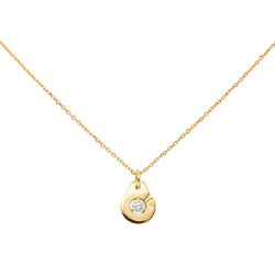 Collier Chaîne DINH VAN "Menottes R8" en or jaune et diamant - Castafiore