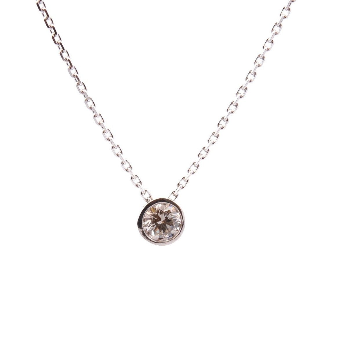 Collier Chaîne en or blanc et diamant - Castafiore