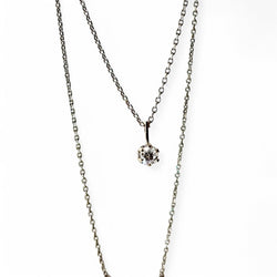 Collier Chaîne en or blanc et diamant - Castafiore