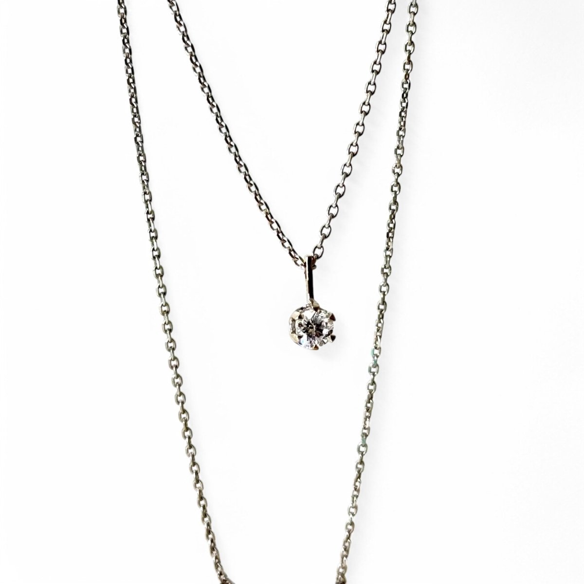 Collier Chaîne en or blanc et diamant - Castafiore