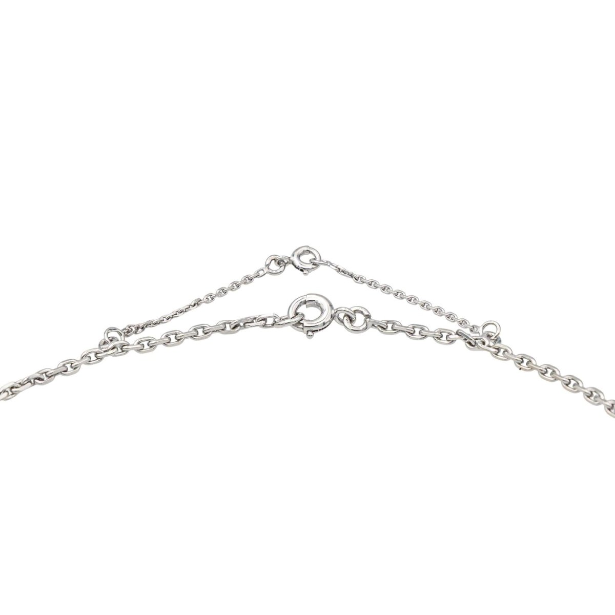 Collier Chaîne en or blanc et diamants - Castafiore