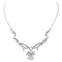 Collier Chaîne en or blanc et diamants - Castafiore