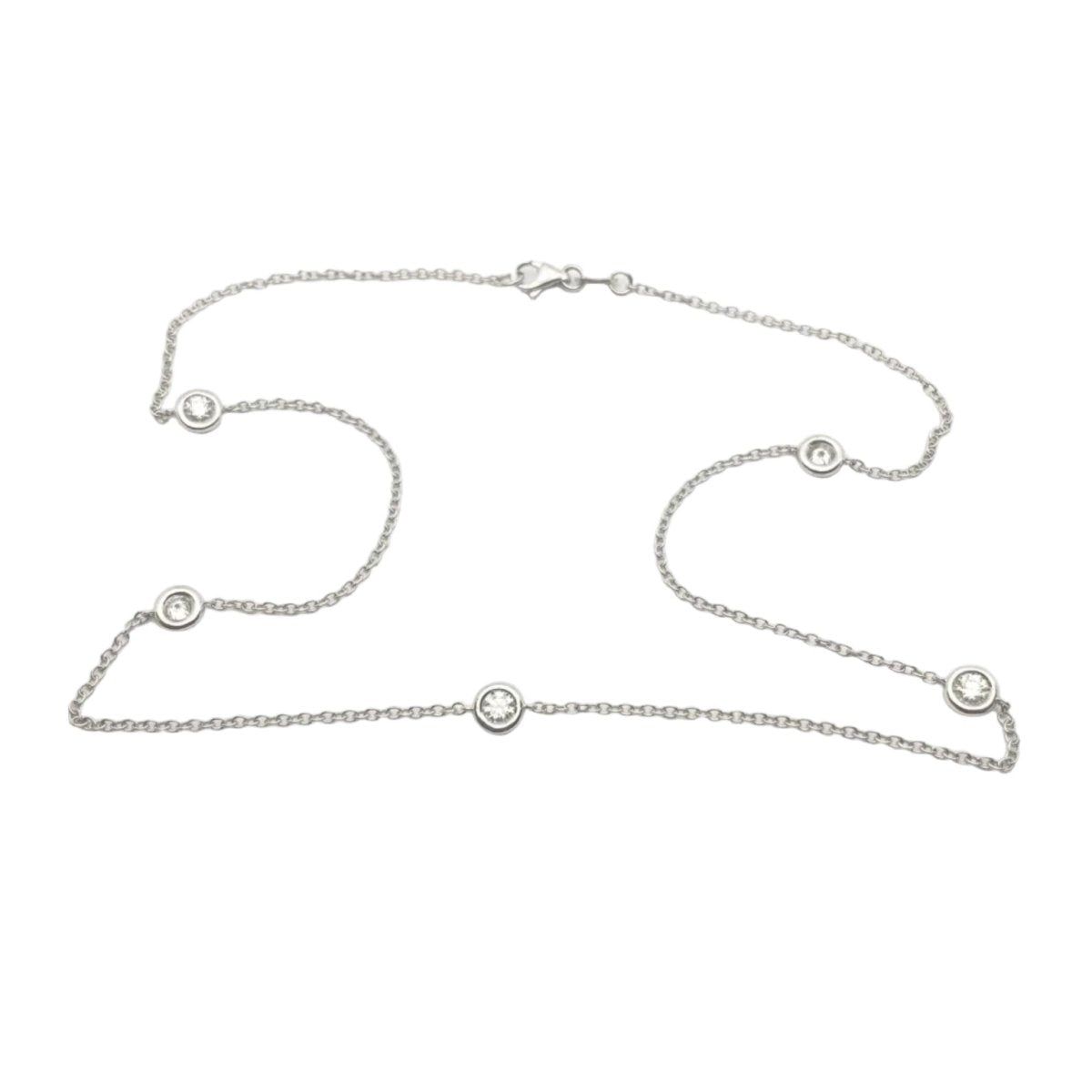 Collier Chaîne en or blanc et diamants - Castafiore