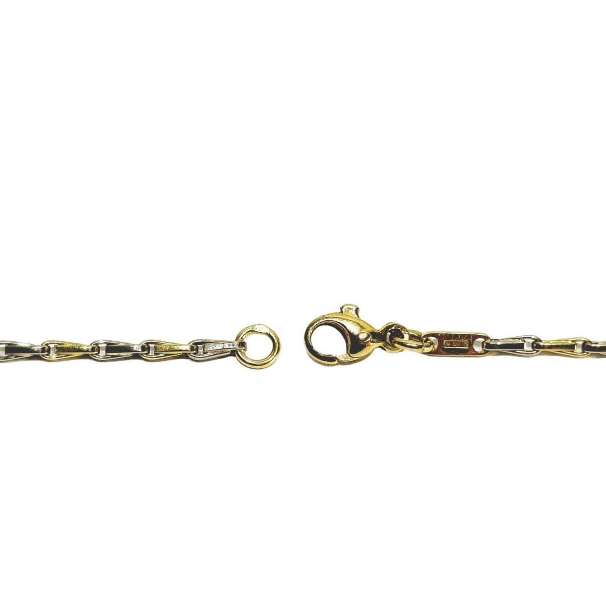 Collier Chaîne en or blanc et or jaune - Castafiore