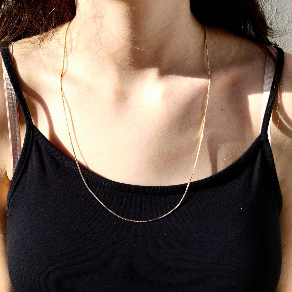 Collier Chaîne en or champagne - Castafiore
