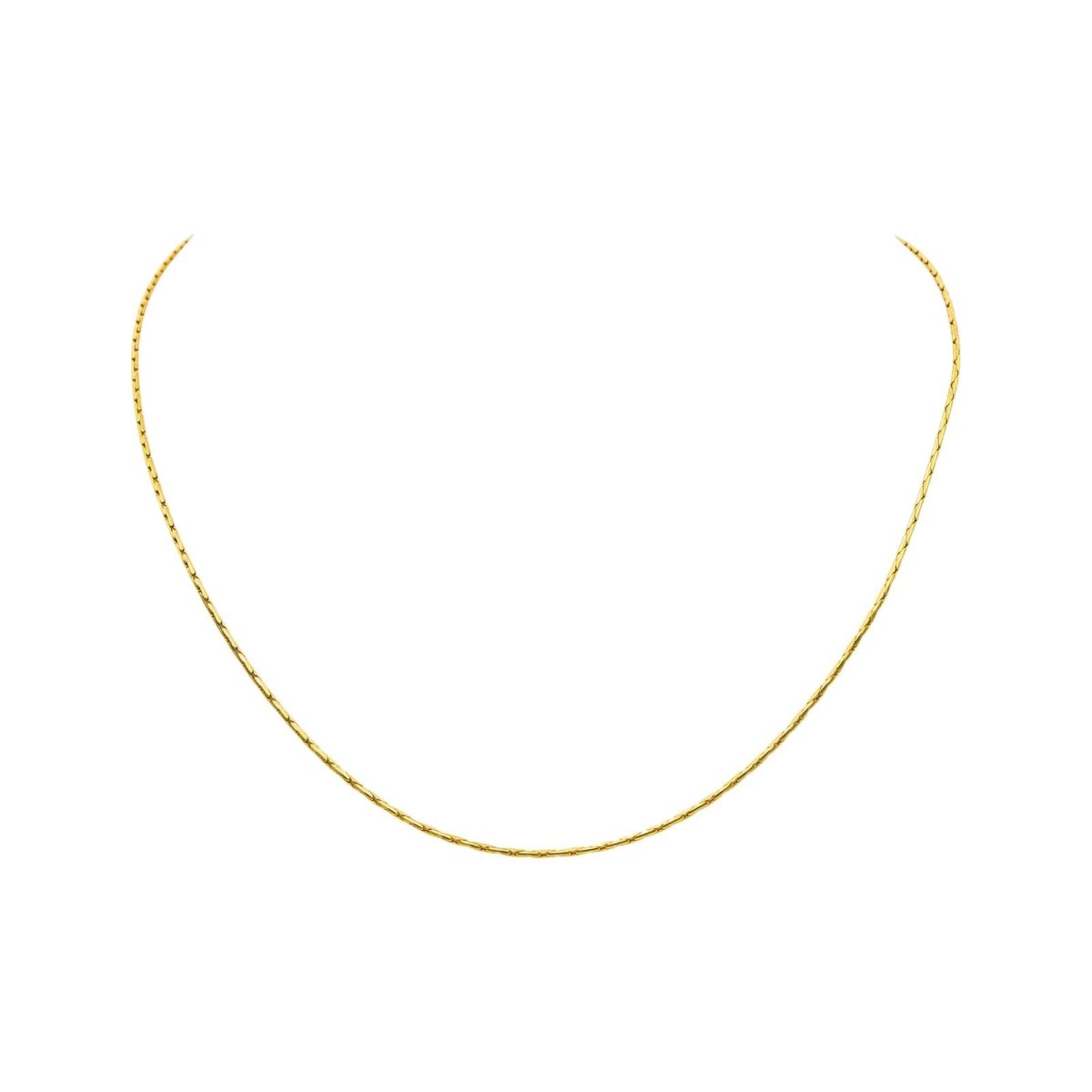 Collier Chaîne en or jaune - Castafiore