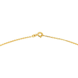 Collier Chaîne en or jaune, citrine et diamant - Castafiore